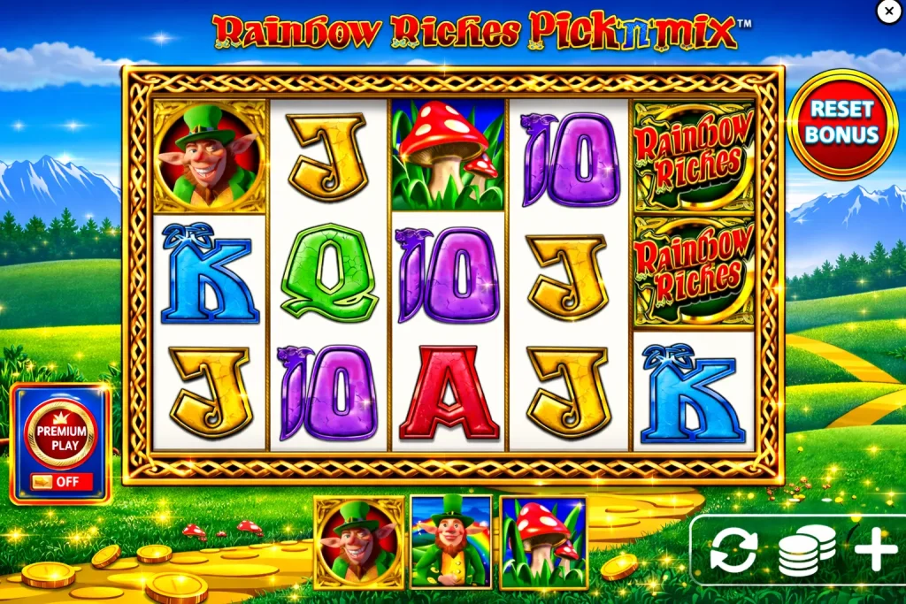 Rainbow Riches Pick 'n' Mix demo play