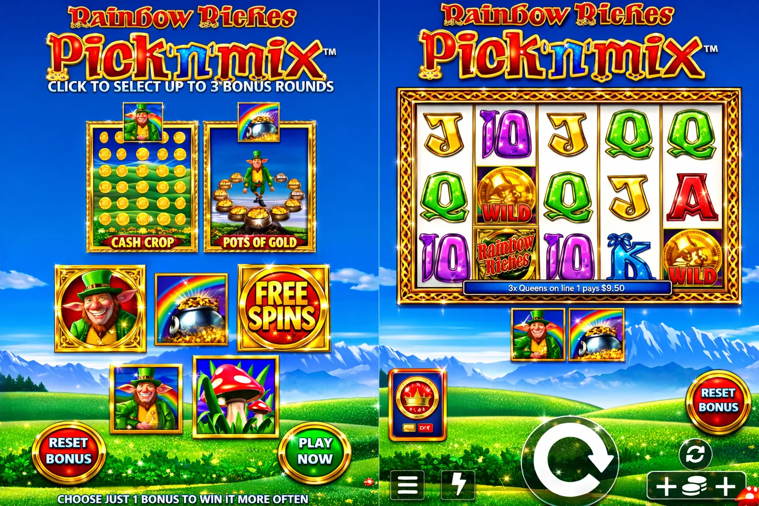 Rainbow Riches Pick 'n' Mix App